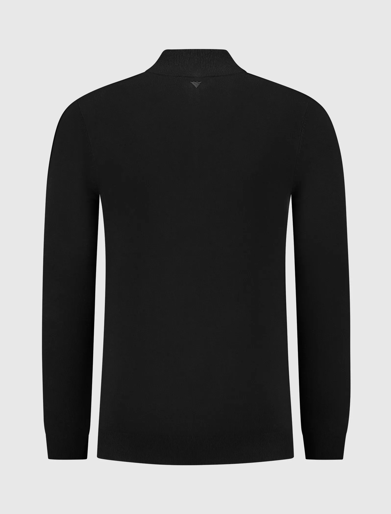 Essential Knitwear Halfzip Sweater | Black