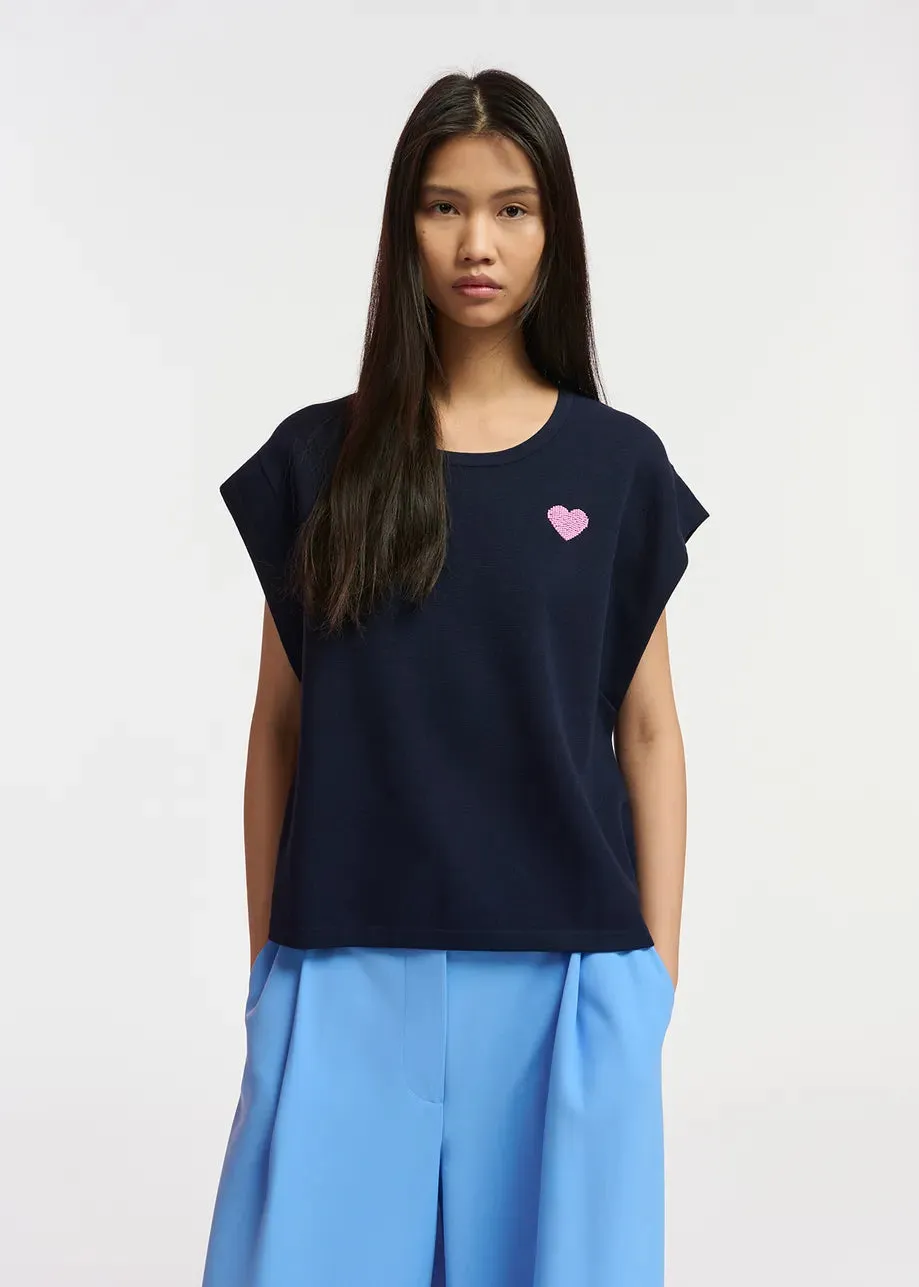 Essentiel Antwerp Figeas Top in Navy