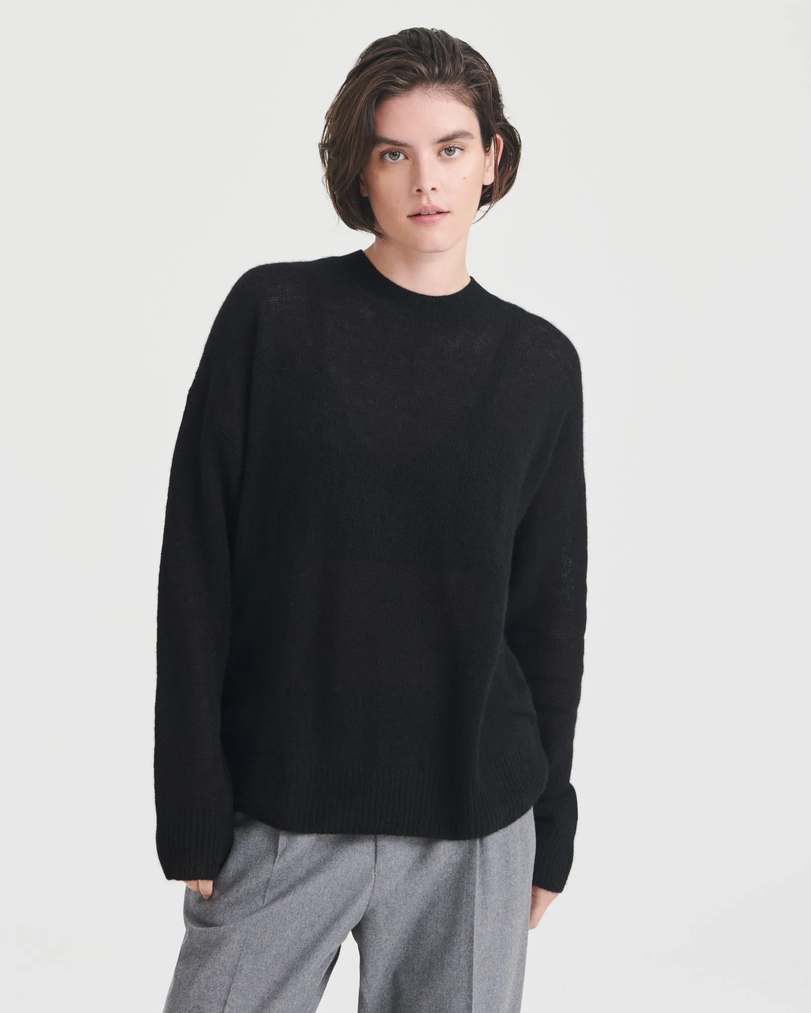 Featherweight Cashmere Crewneck Sweater