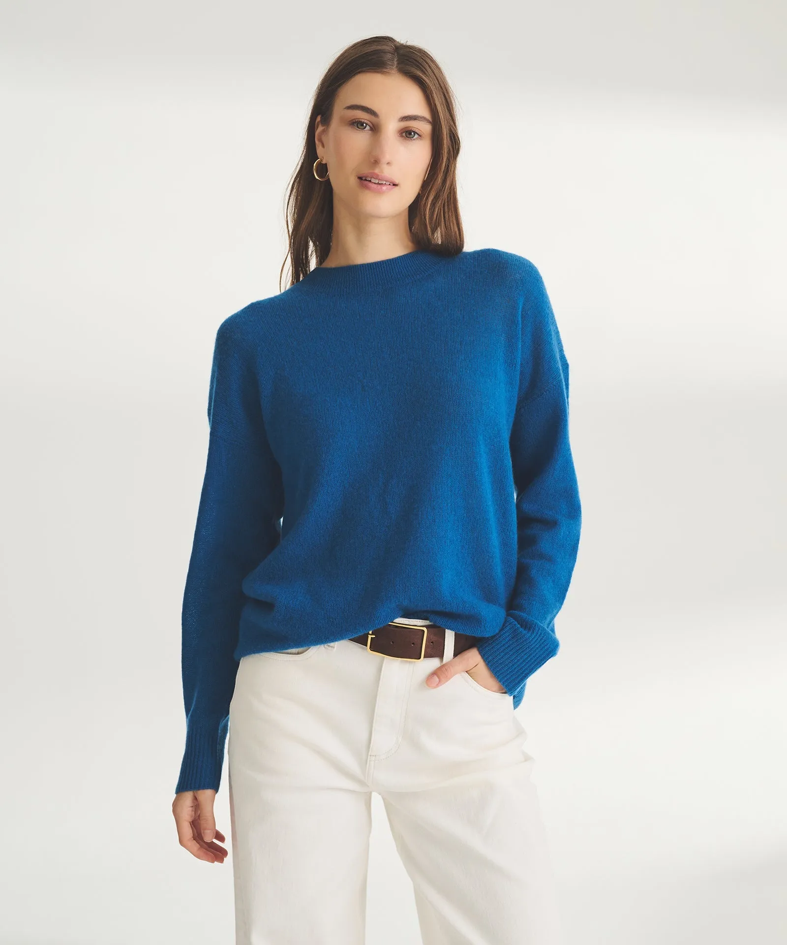 Featherweight Cashmere Crewneck Sweater