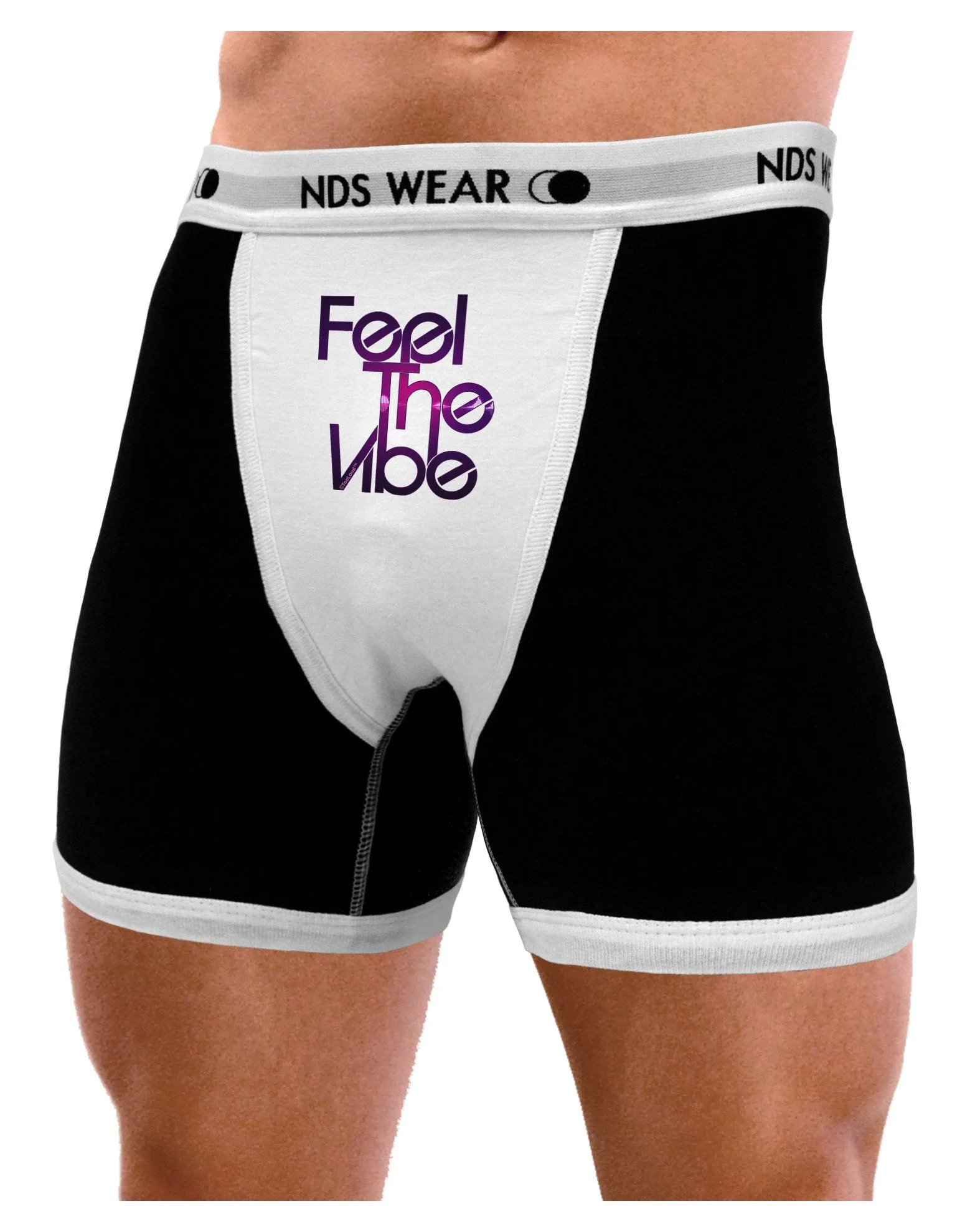 Feel The Vibe Mens Boxer Brief Underwear