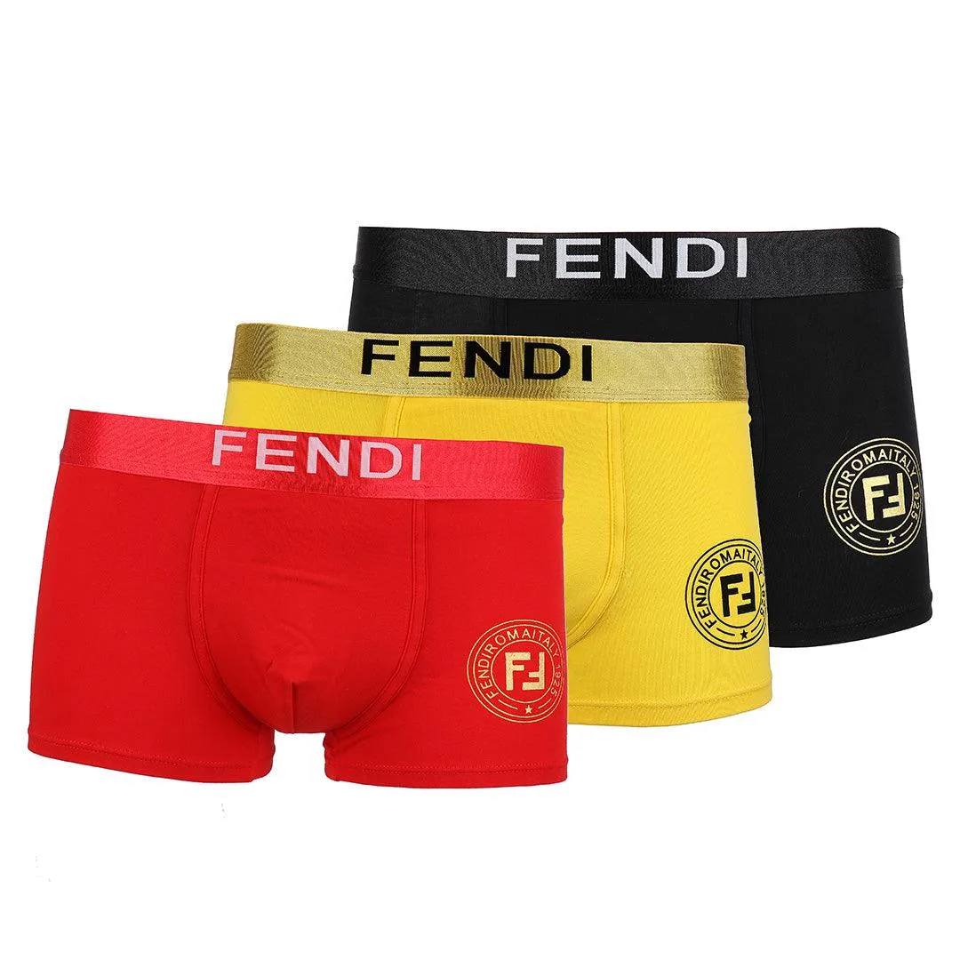 Fendi Roma 3 In 1 Comfortable Body Trimming Men's Boxers