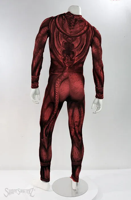 Figure-Enhancing Men's Red Beast Bodysuit - Cosplay | Athletics | Performance