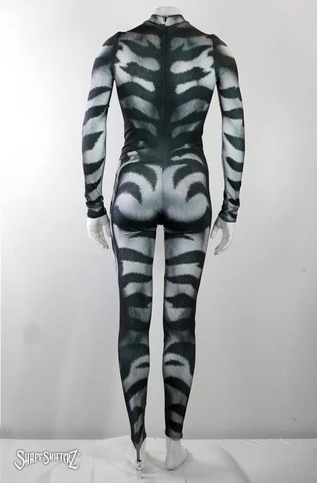 Figure-Enhancing Snow Tiger Bodysuit - Cosplay | Athletics | Performance