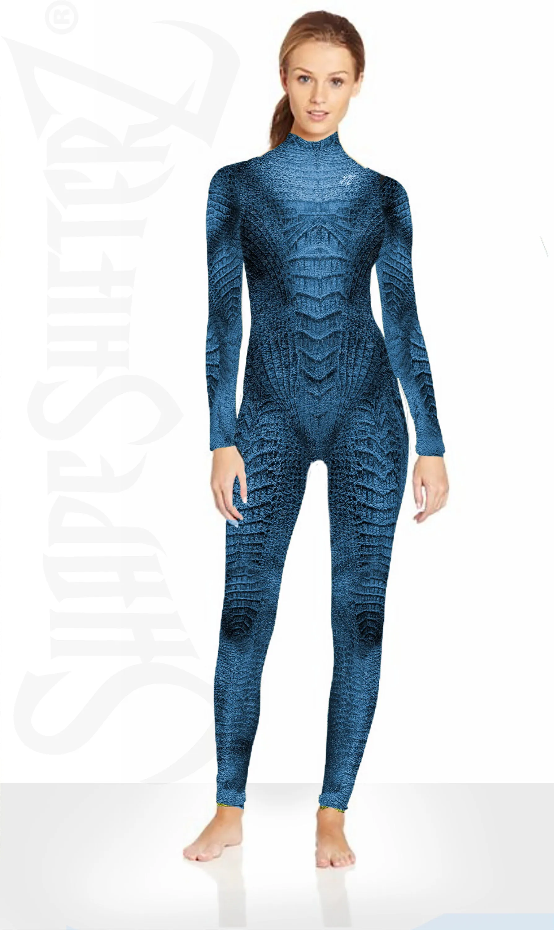 Figure-Enhancing Women's Alien Species Bodysuit - Cosplay | Athletics | Performance