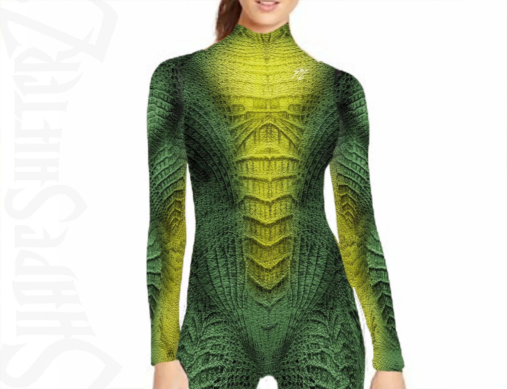 Figure-Enhancing Women's Alien Species Bodysuit - Cosplay | Athletics | Performance