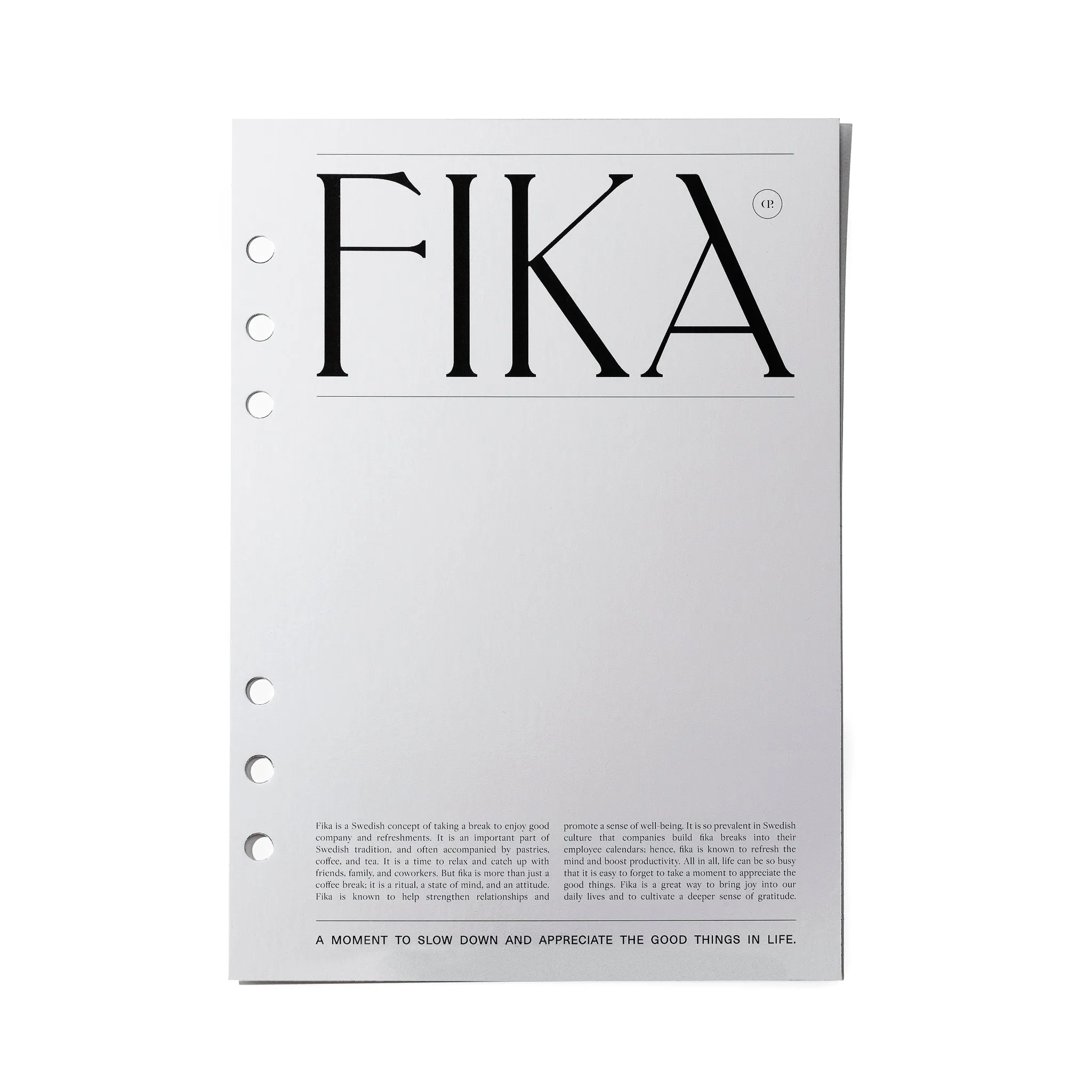 Fika Planner Dashboard