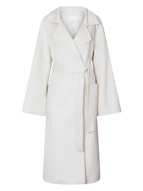 Furless Camila Coat Ivory White