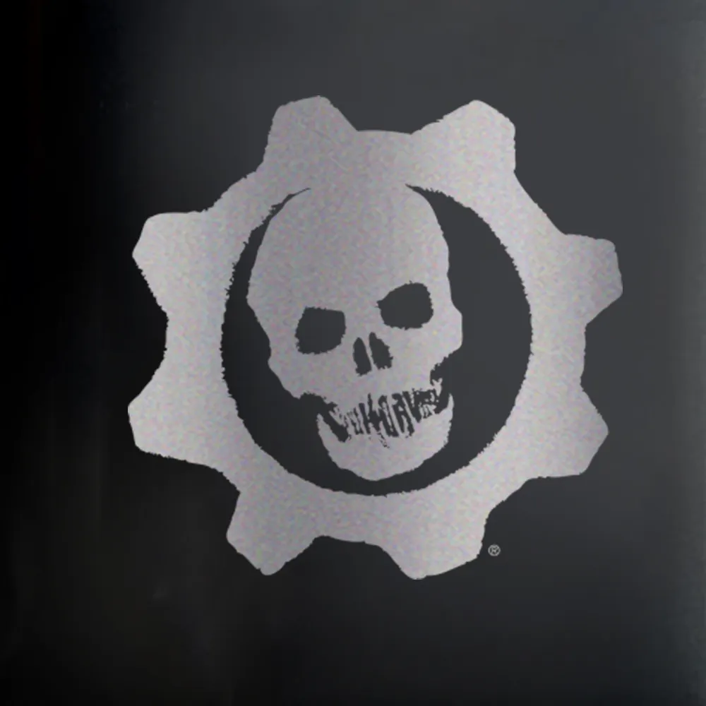 Gears of War Crimson Omen Laser Engraved Flask