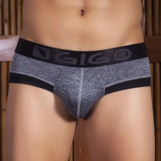 Gigo ROCKS GREY Brief Underwear Size L