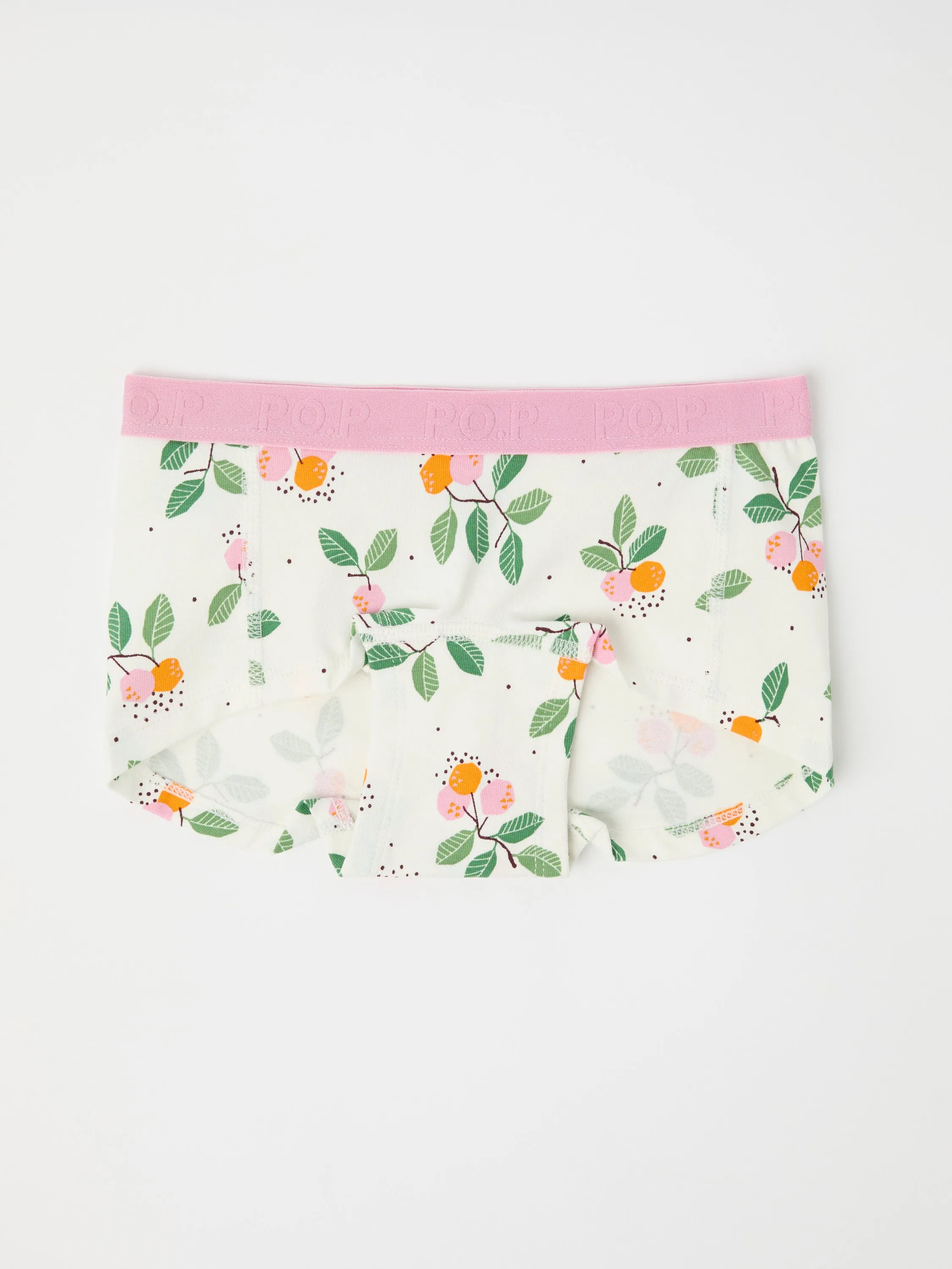 Girls Berry Print Boxer Briefs