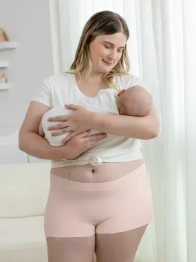 Grow with Me™ Maternity & Postpartum Boyshort | Soft Pink