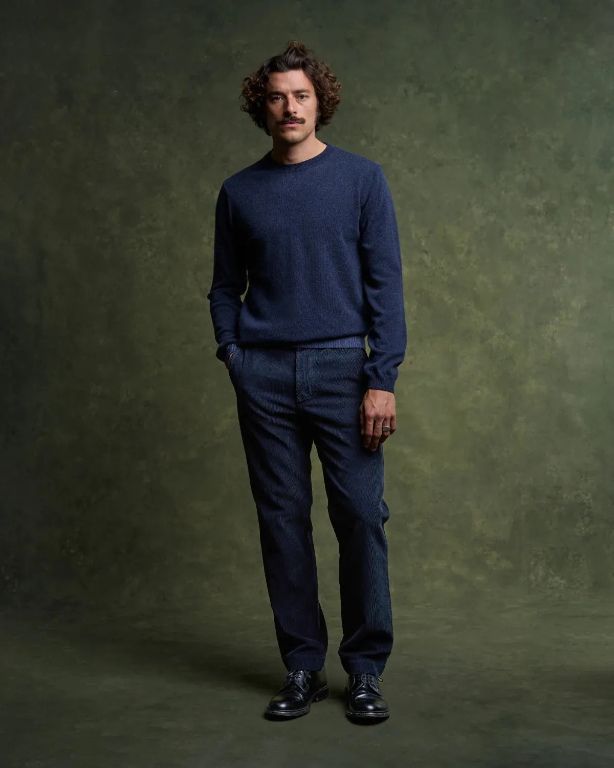 GUSTAVO - Roundneck Sweater Storm Blue