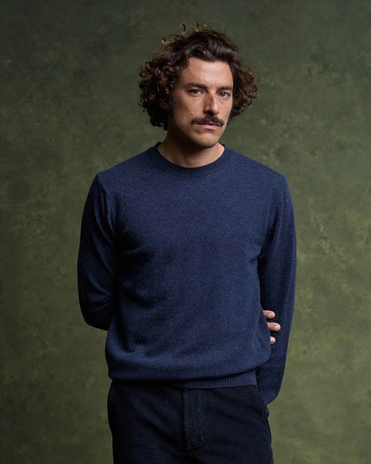 GUSTAVO - Roundneck Sweater Storm Blue