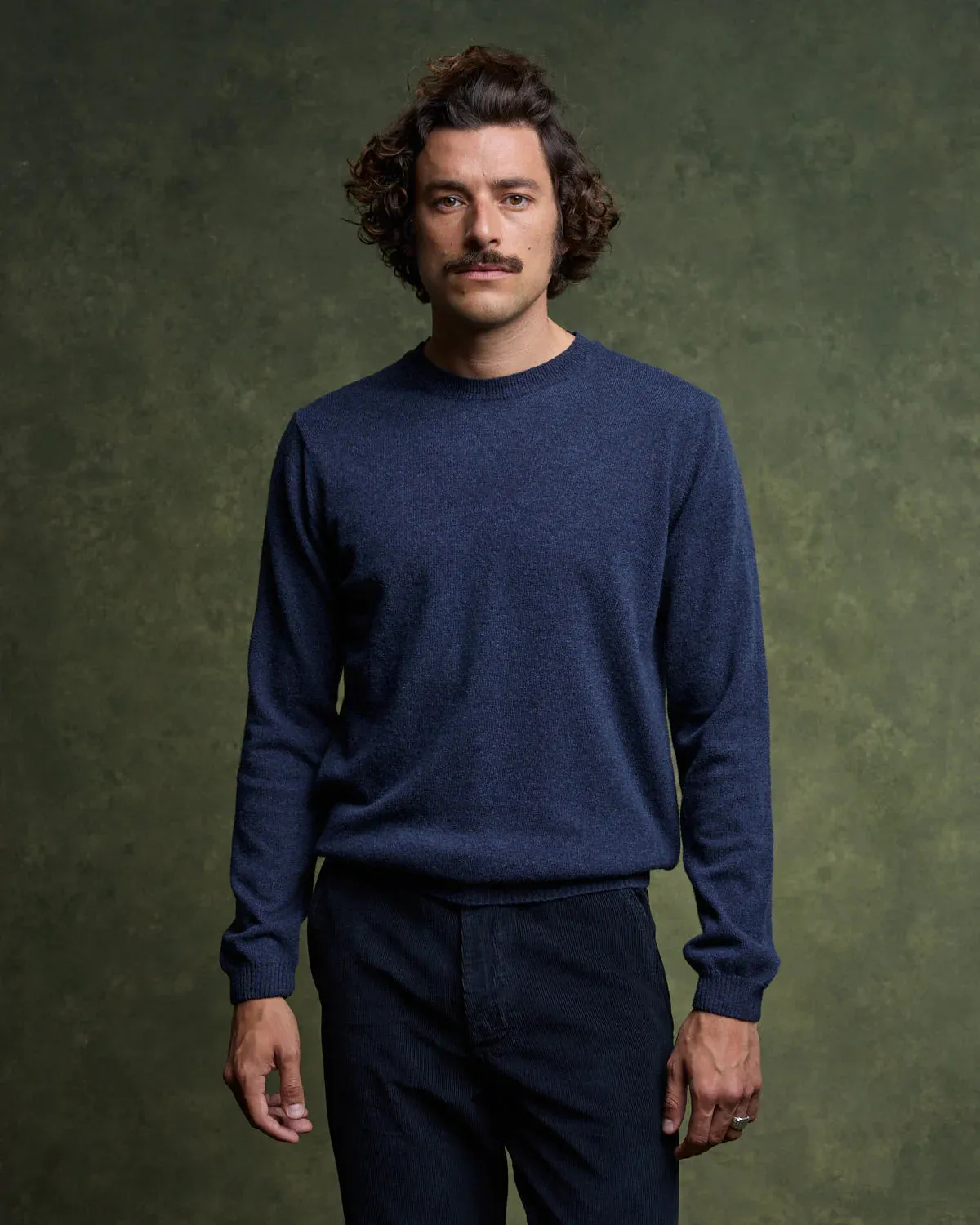 GUSTAVO - Roundneck Sweater Storm Blue