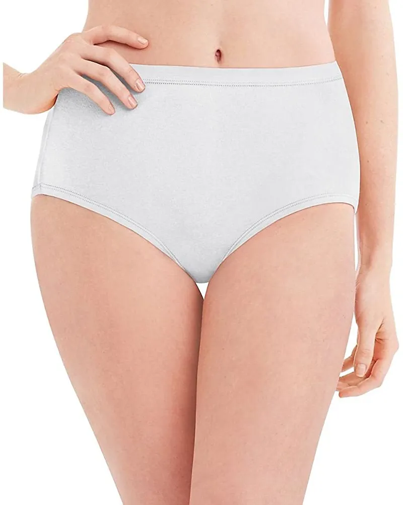 Hanes Women's Cotton Brief Underwear (Regular & Plus Sizes)