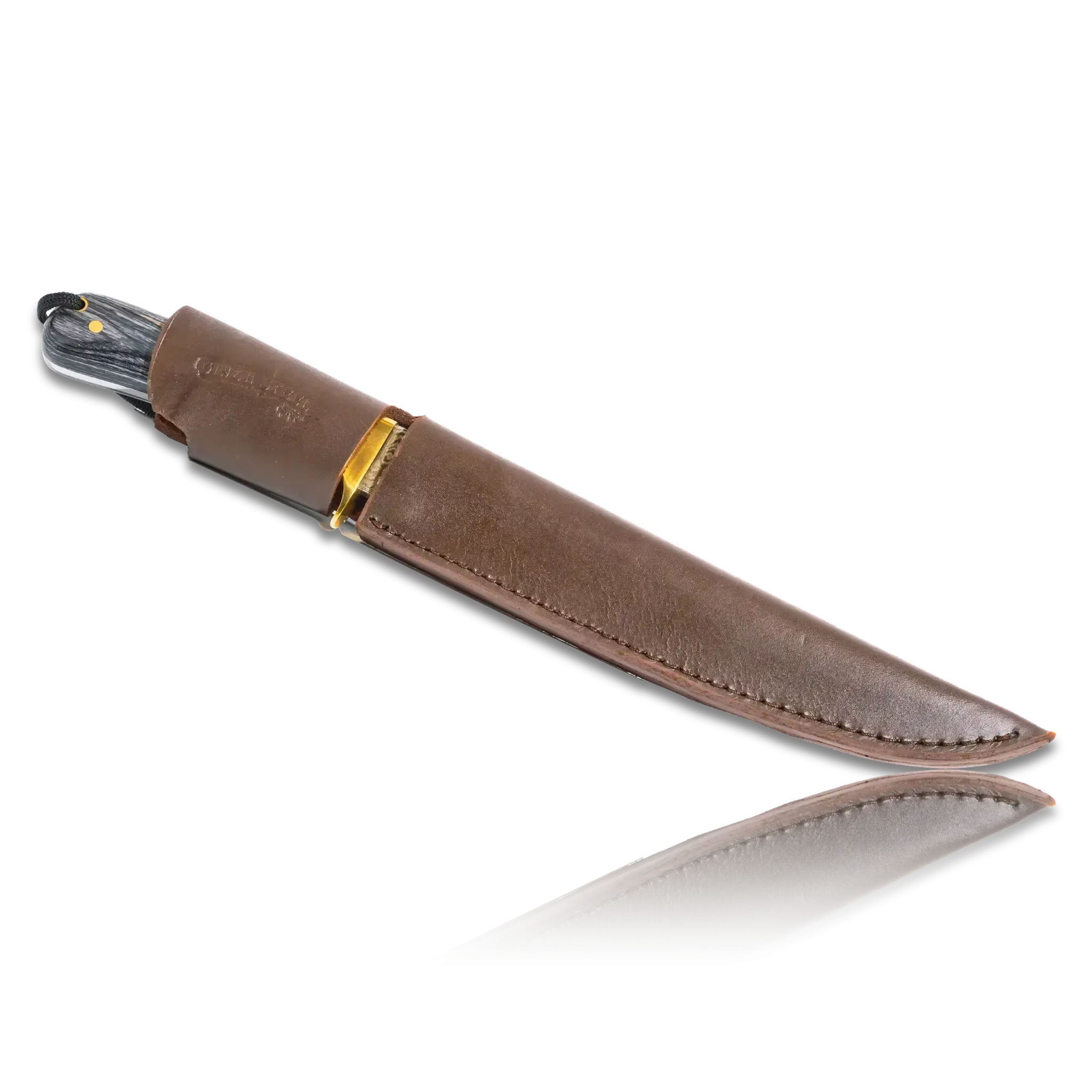 HATIF Bowie Knife 8 Inch Blade With Original Leather Sheath