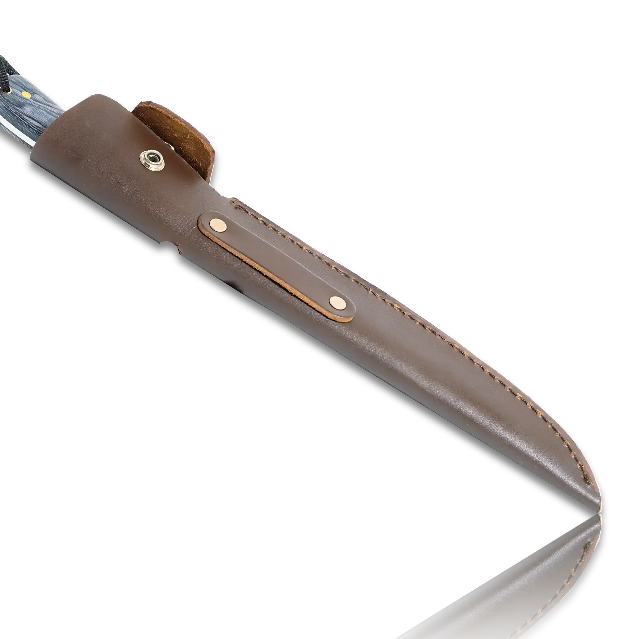 HATIF Bowie Knife 8 Inch Blade With Original Leather Sheath