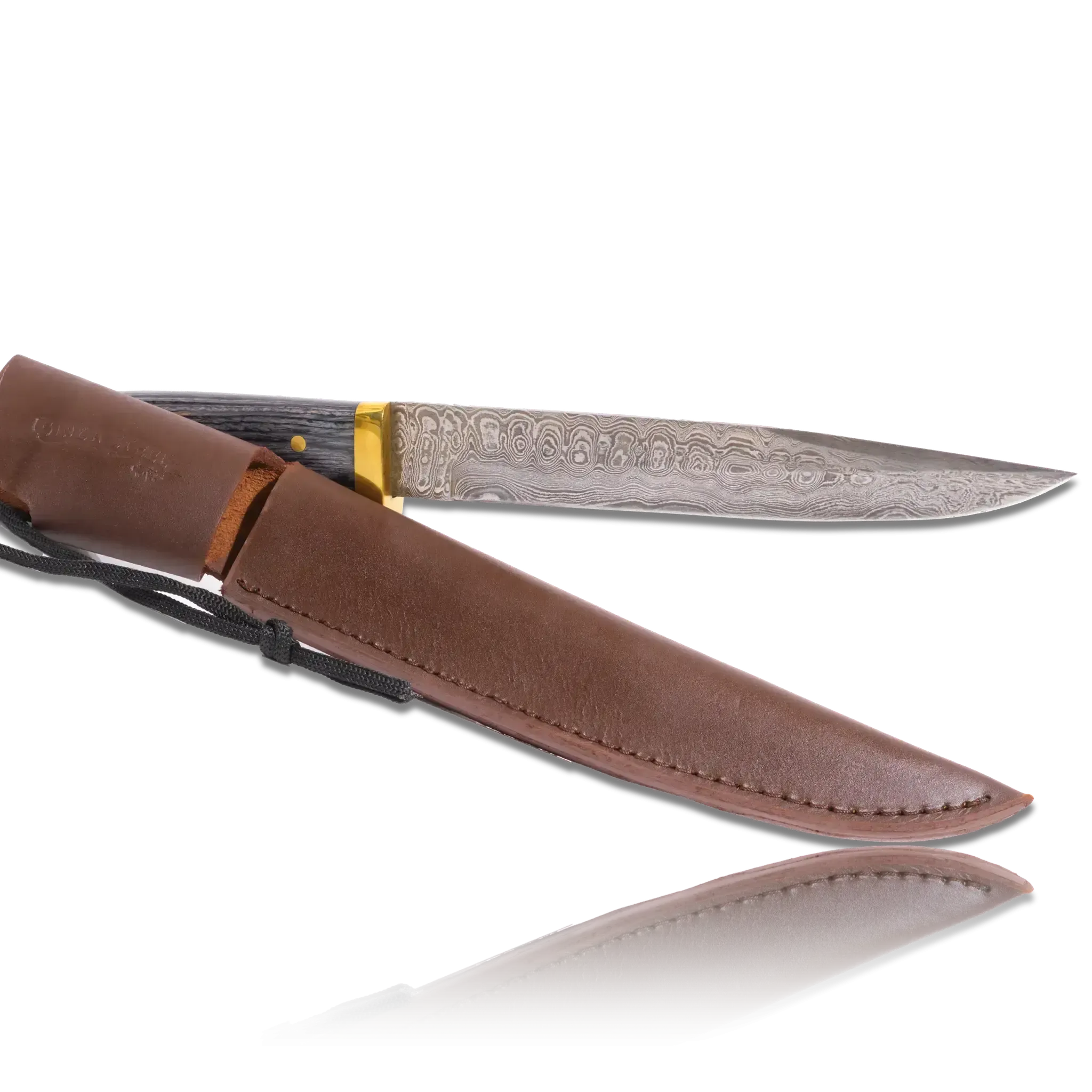 HATIF Bowie Knife 8 Inch Blade With Original Leather Sheath