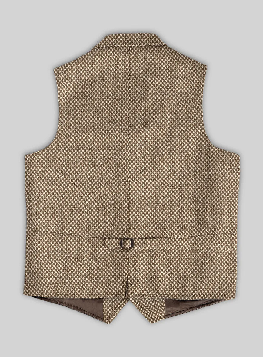 Highlander Heavy Honeycomb Brown Tweed Hunting Vest