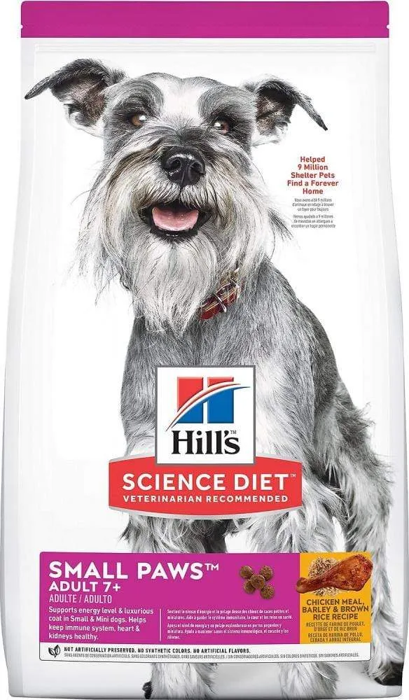 Hill's Science Diet Adult 7  Small & Toy Breed Chicken Meal, Brown Rice, & Barley Recipe Dry Dog Food