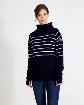 Holebrook Martina Windproof Navy/White Stripe