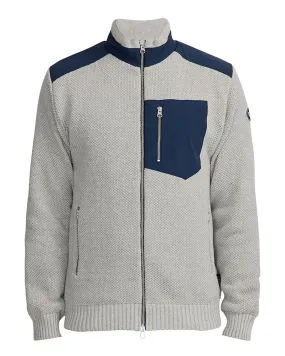 Holebrook Mens Konrad WP Fullzip Light Grey Melange