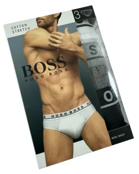 Hugo Boss Men Underwear 3 Pack - Stretch Cotton Mini Brief XL