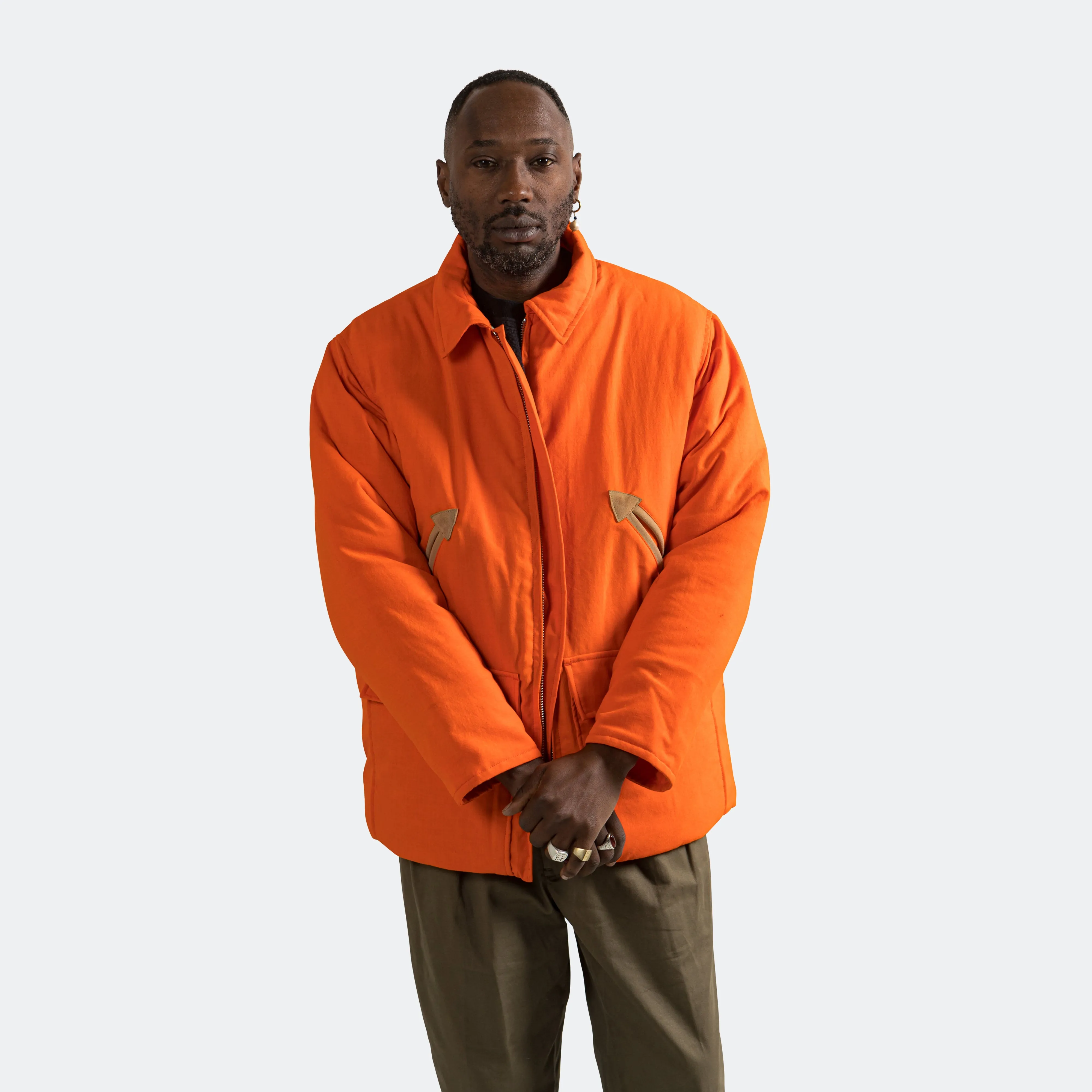 Hunting Puff Jacket -  Orange