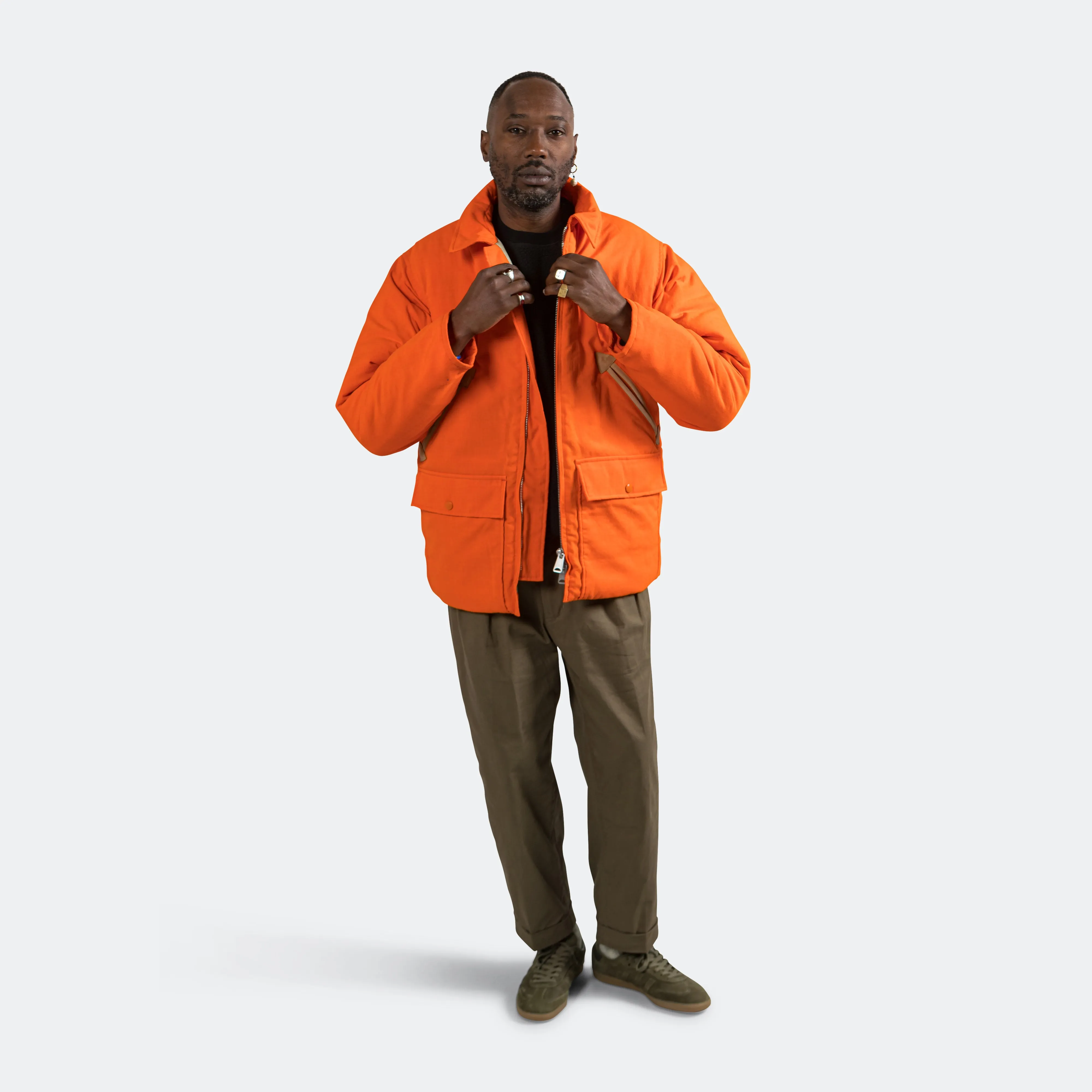 Hunting Puff Jacket -  Orange