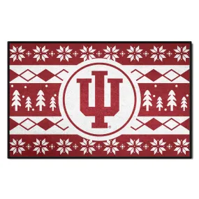 Indiana Hooisers Holiday Sweater Starter Mat Accent Rug - 19in. x 30in.