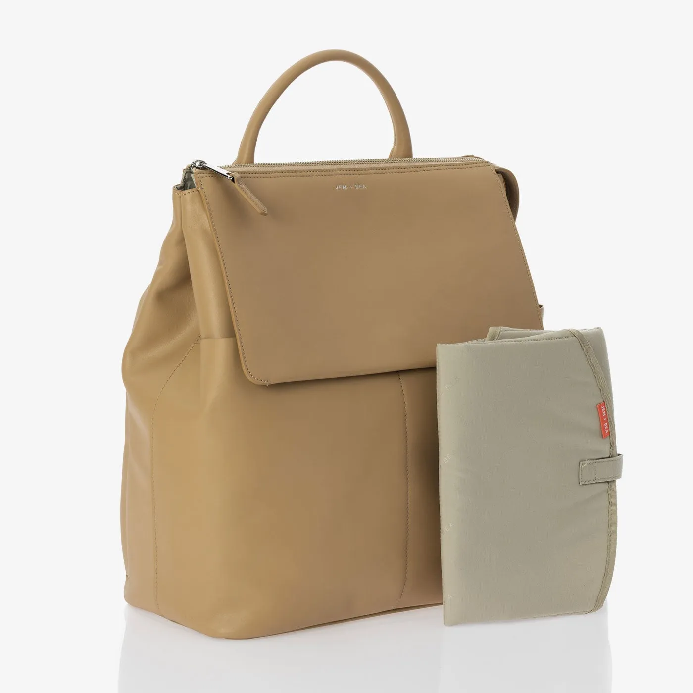 Jem   Bea Jemima Diaper Bag | Ada Backpack Sand