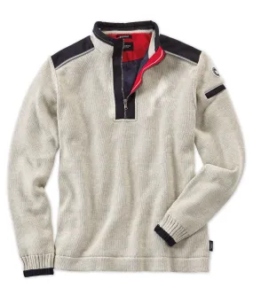 Josh Windproof Cotton Quarter-Zip Sweater