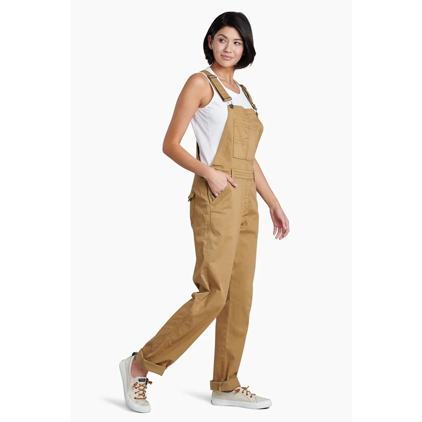 Khaki Twill Jumpsuit