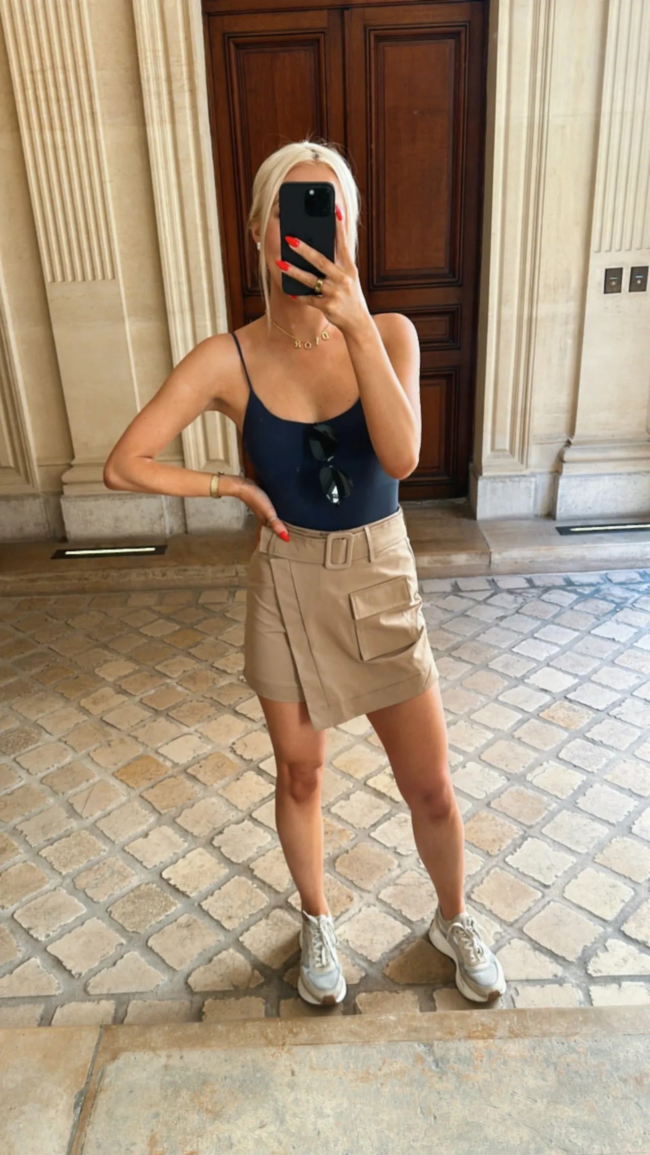 Kira Cargo Mini Skirt