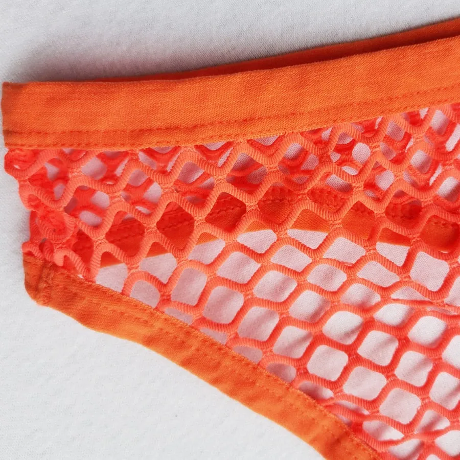 Knitted Net Design Brief Underwear