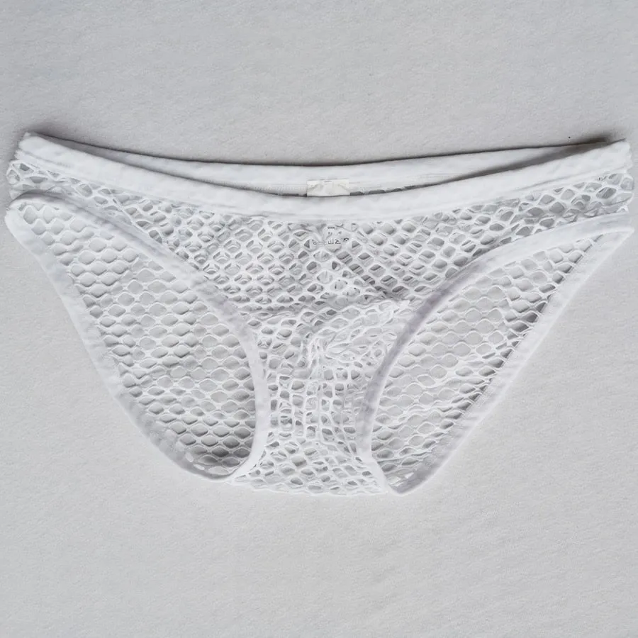 Knitted Net Design Brief Underwear