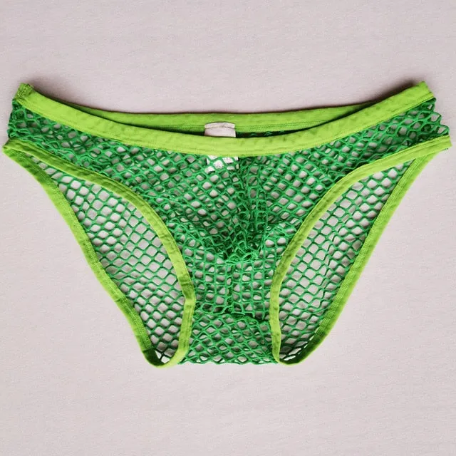 Knitted Net Design Brief Underwear