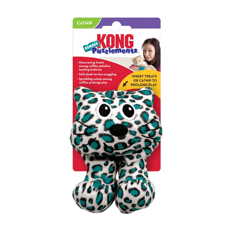 KONG Puzzlements Forage Kitty Cat Toy (One Size)