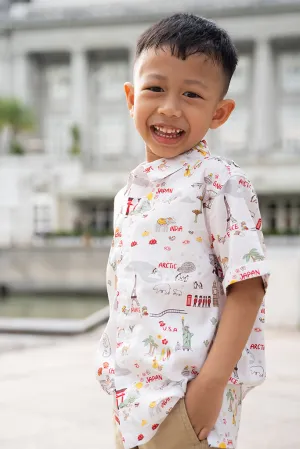 Little Man Shirt - Around The World