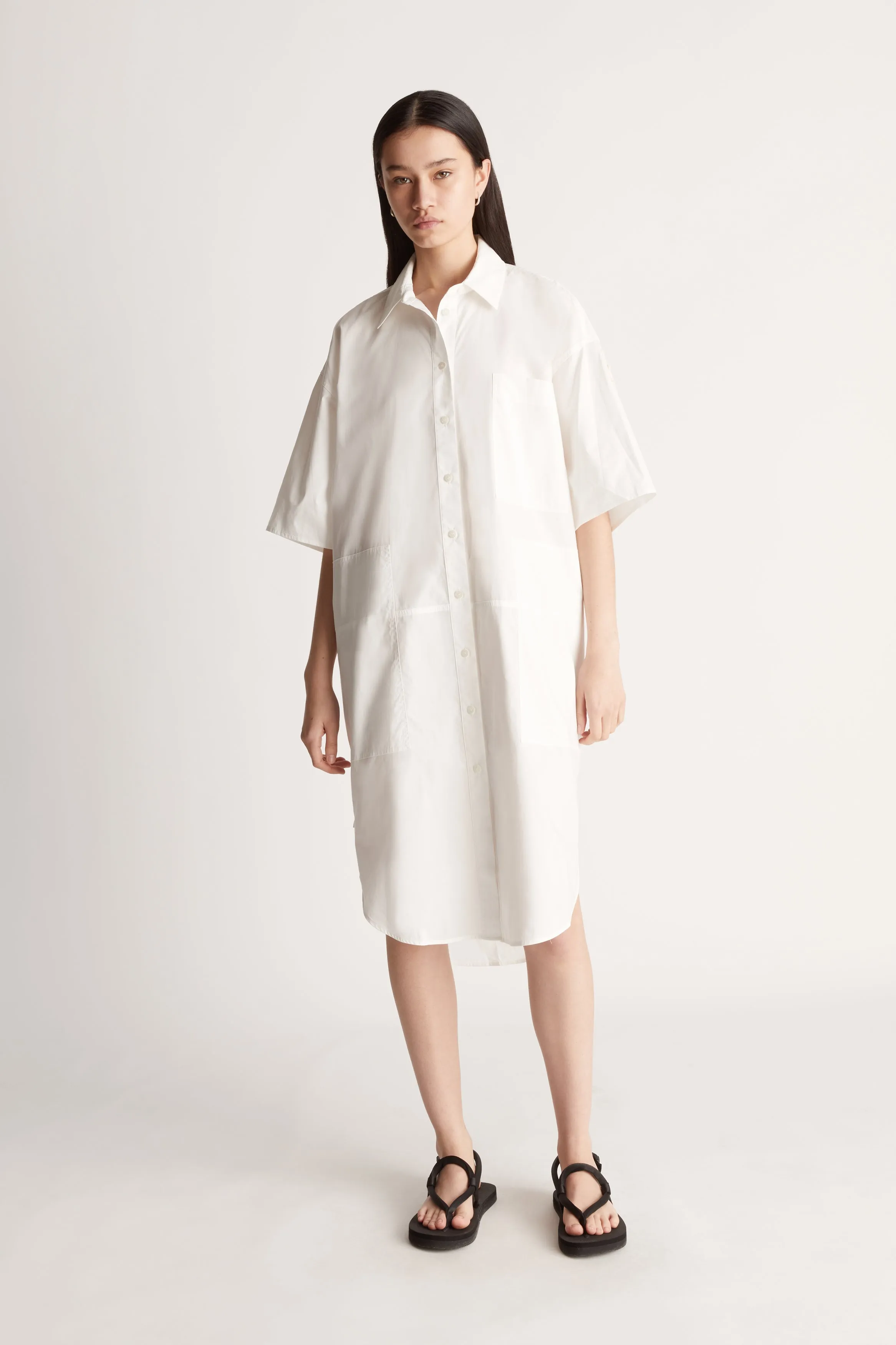 LM Poplin SS Shirt Dress