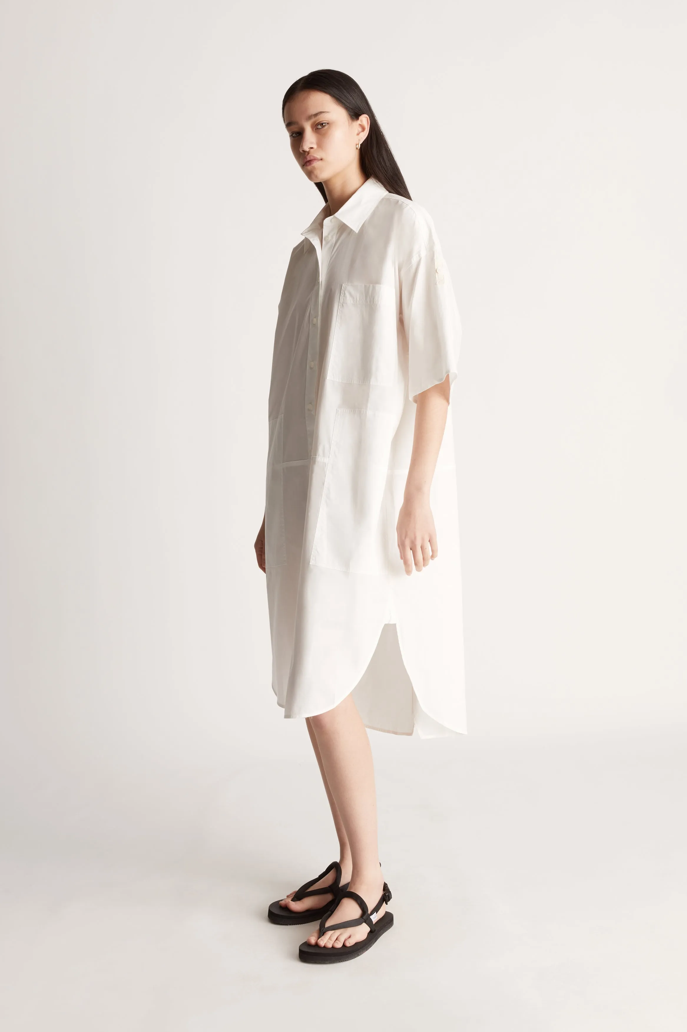 LM Poplin SS Shirt Dress