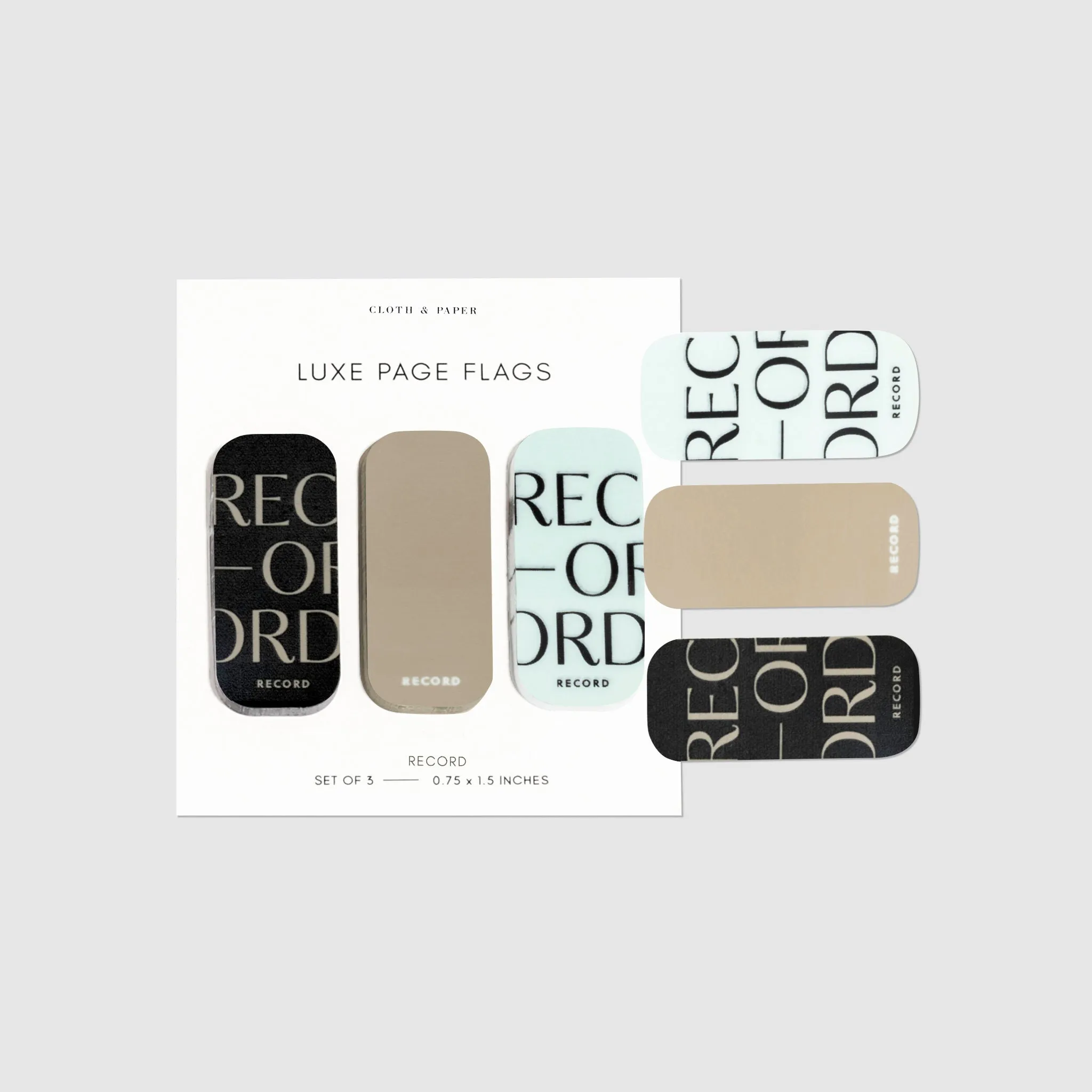 Luxe Page Flag Trio