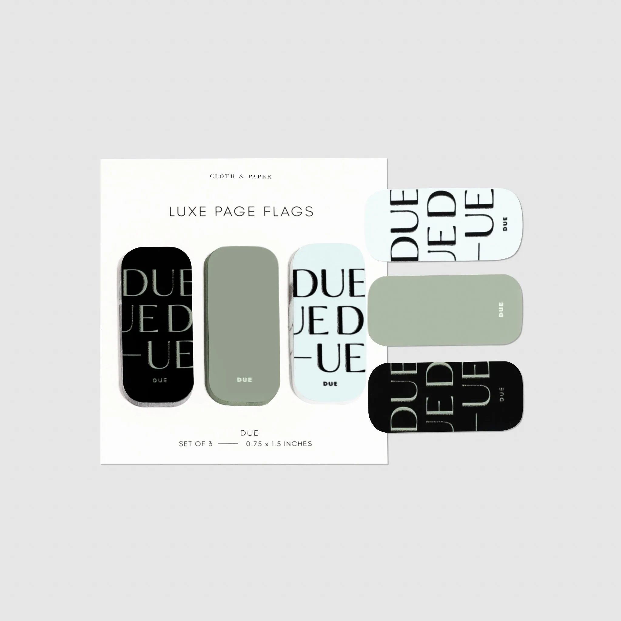 Luxe Page Flag Trio