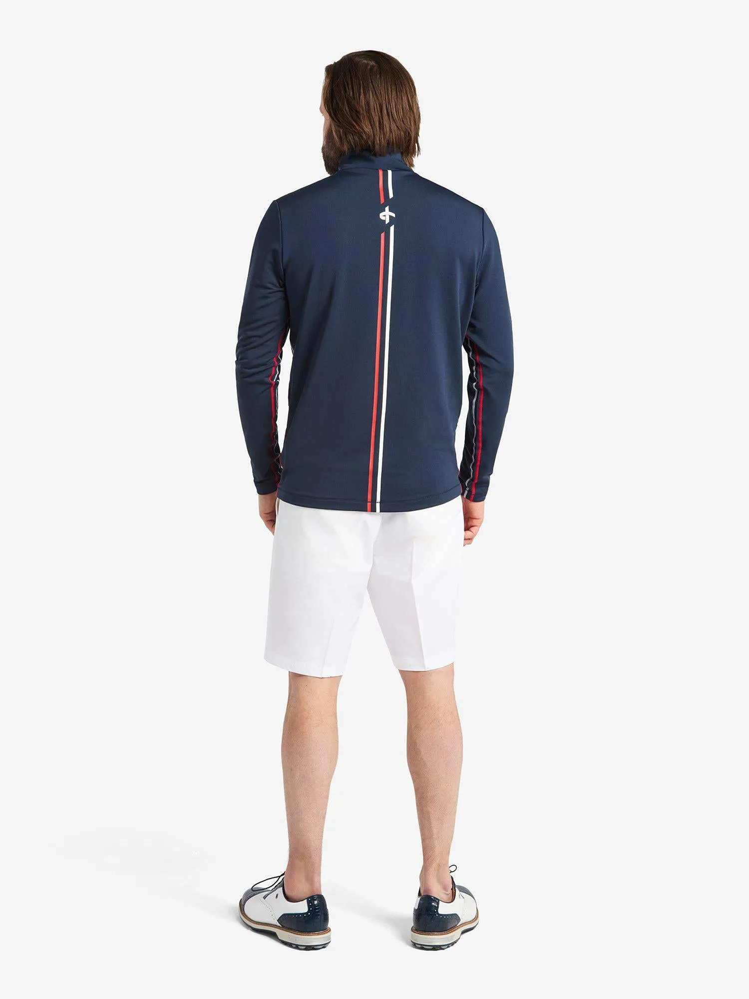 M ATHLETIC HALF ZIP Navy