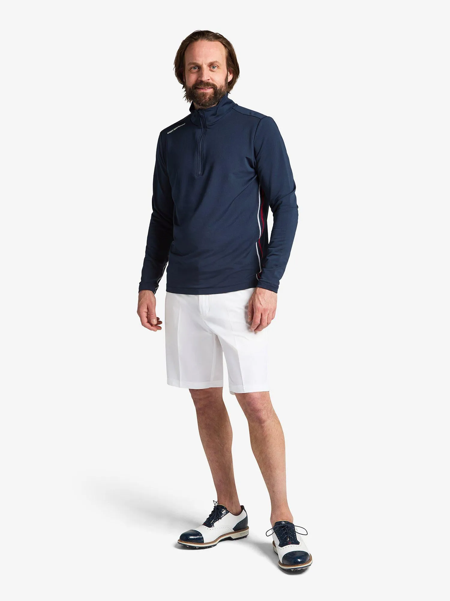 M ATHLETIC HALF ZIP Navy