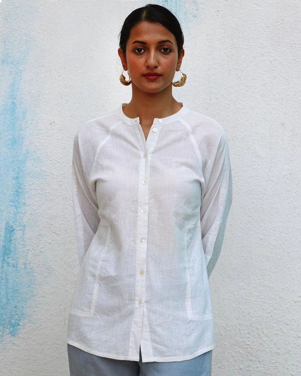 Marilla Handwoven Linen Shirt - Breathe