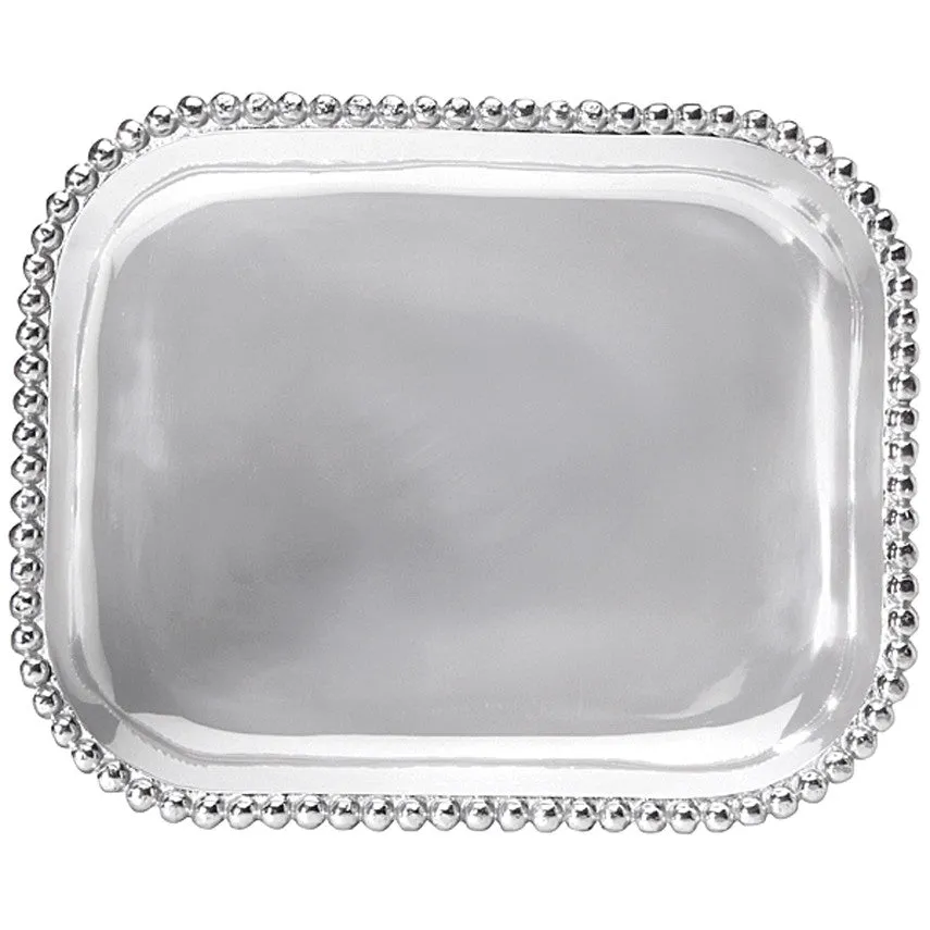 Mariposa Brillante Pearled Rectangular Platter