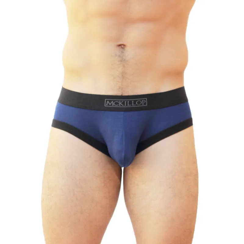 McKillop Jagger Modal Full Jock Strap Underwear Navy Blue JFMO Size M