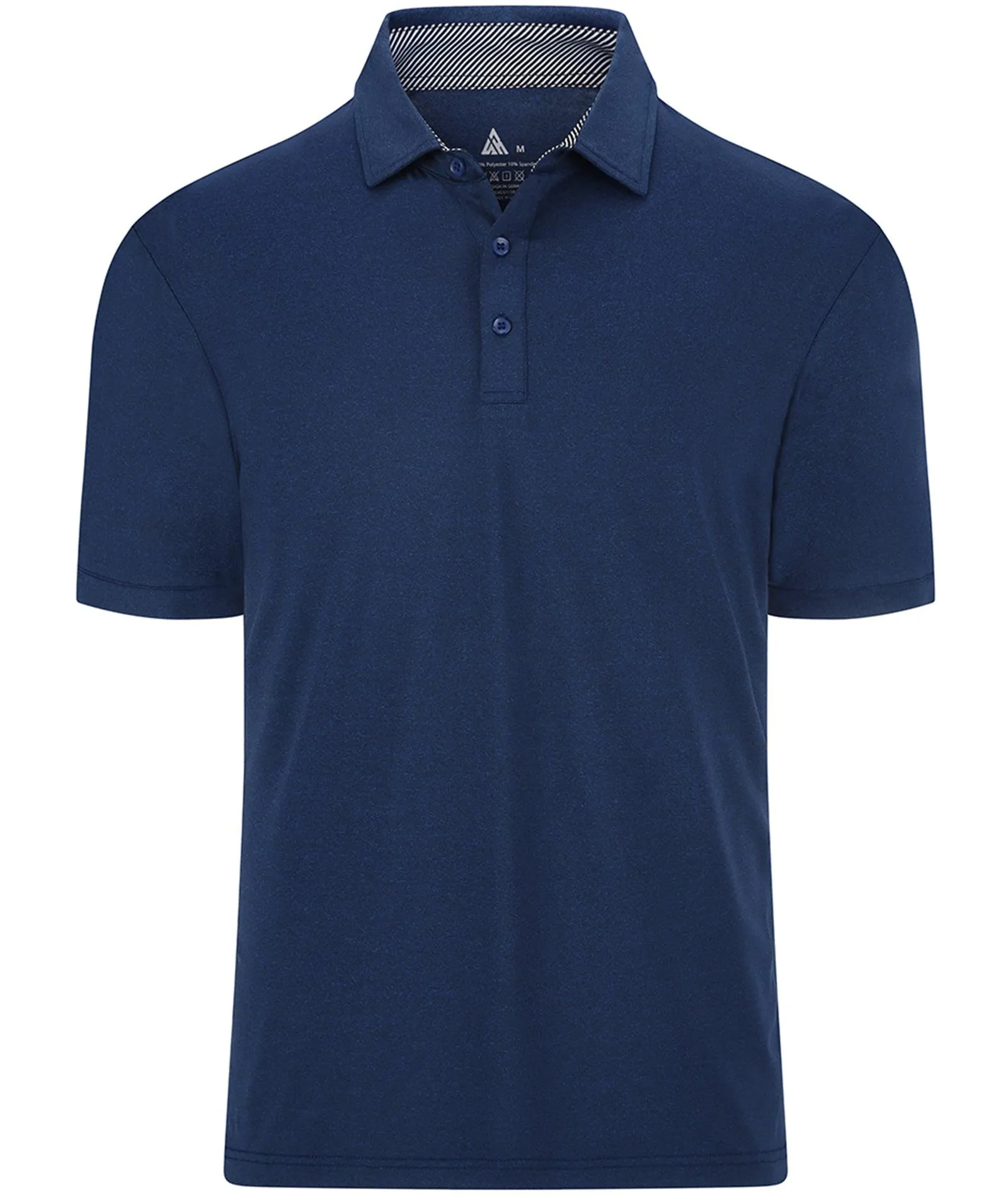 Men's Button Up Regular Fit Polo Shirt-ZPK007209